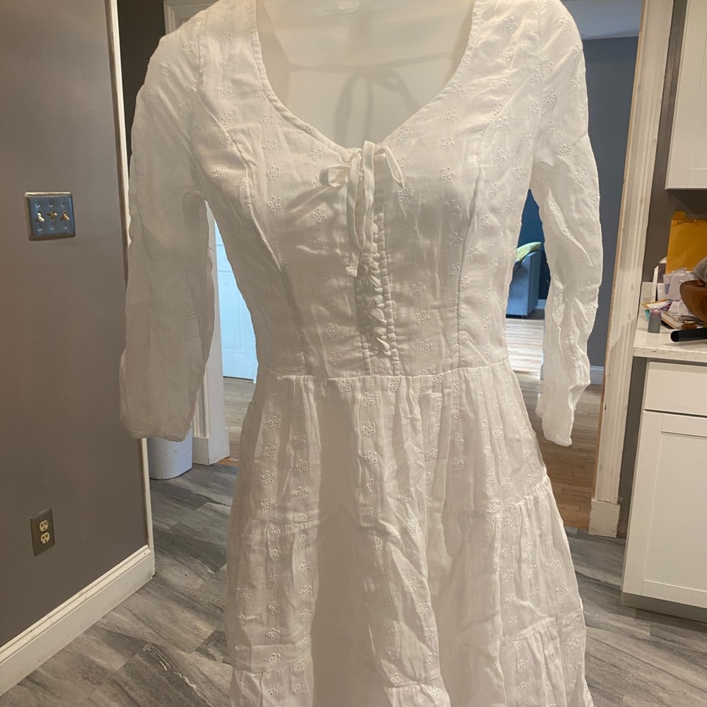 White Hollister dress